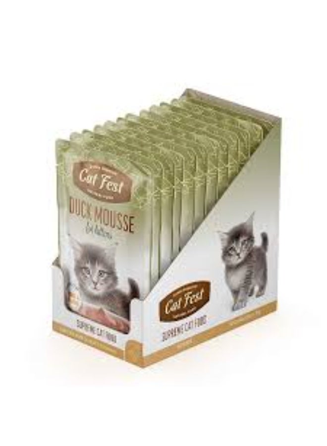 Cat Fest Wet Kitten Food Duck Mousse High Protein 70g From Varmacy - Image 2